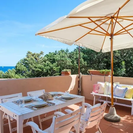 Cala Granu Vista Mare Private Parking And Pool Apartment